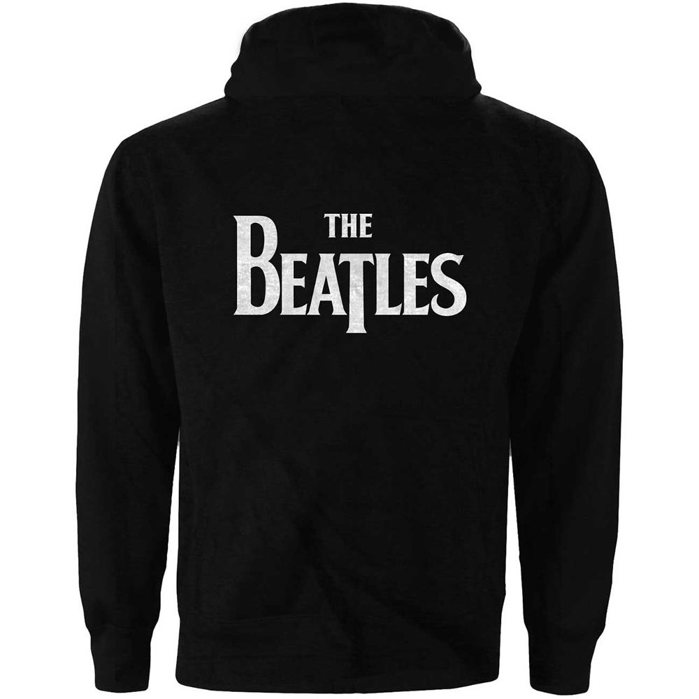 The Beatles - Drop T Logo Zip hoodie - Black